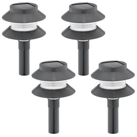 Check spelling or type a new query. Malibu 4 Pack Solar Plastic Tier Landscape Lights with ...