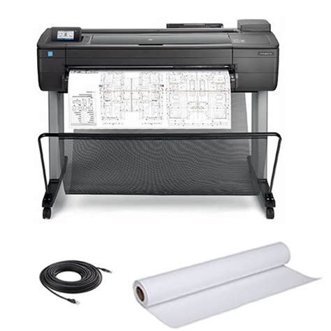Hp Designjet T730 Printer 36 Inch A0 4 Colour Cad And General
