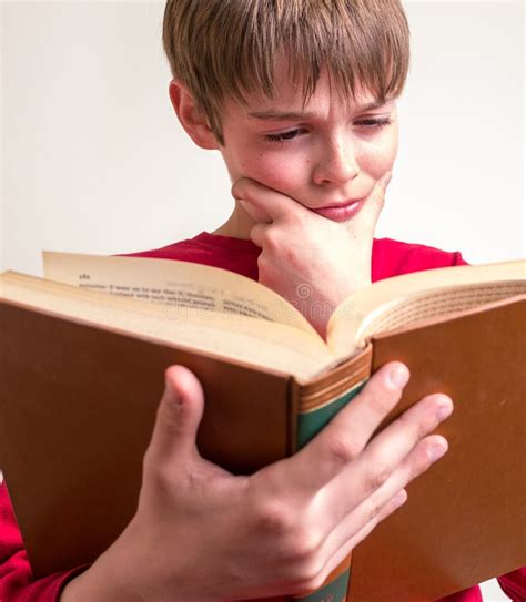 Teen Boy Reading Book Royalty Free Stock Images Image 24898869