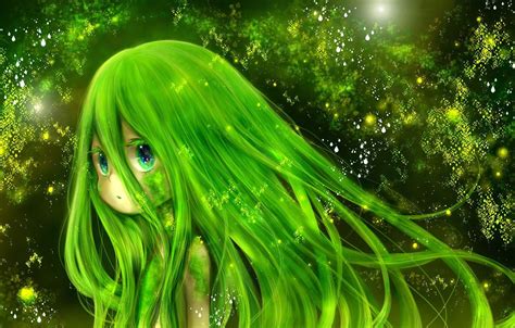 Green Aesthetic Anime