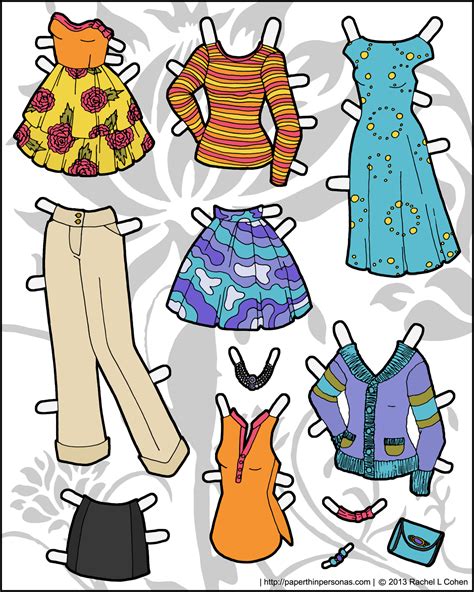 Printable Paper Dolls And Clothes Discover The Beauty Of Printable Paper