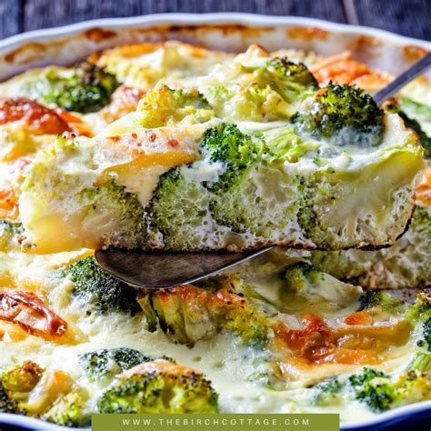 Crustless Quiche With Broccoli Cauliflower Ham And Cheese The Birch