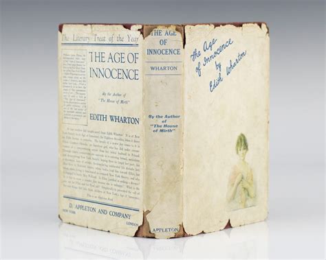 The Age Of Innocence Edith Wharton First Edition Rare Book