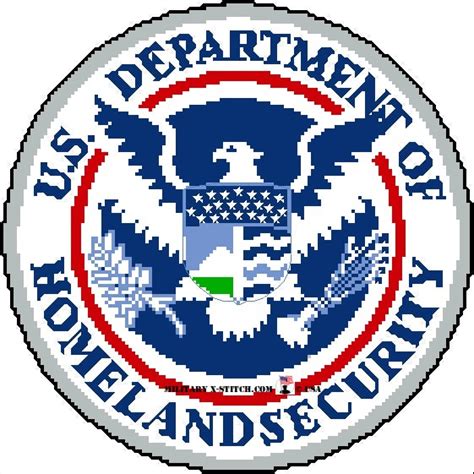 Department Of Homeland Security Insignia Military Xstitch Com