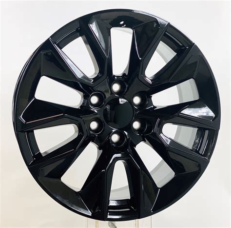 Chevy Style Gloss Black Rst 20 Inch Wheels