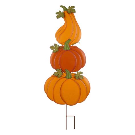 Check spelling or type a new query. Glitzhome 42 in. H 3-in-1 Metal Pumpkin Yard Stake or Hanging Decor (KD, 2-Function)-2005600010 ...