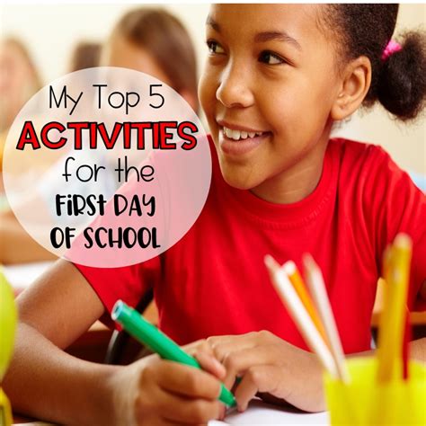 Image Result For First Day Of School Activities First