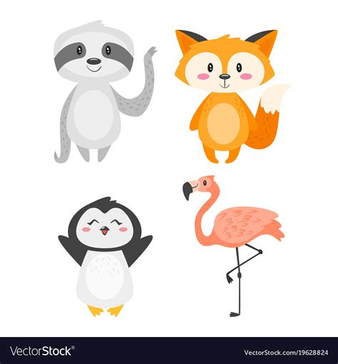 See more ideas about cartoon animals, cute cartoon, cute cartoon animals. Cartoon cute animals Royalty Free Vector Image