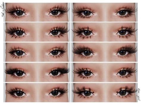 Dreamgirl 3d Lashes Ver 5 The Sims 4 Sims Sims 4 3d Lashes