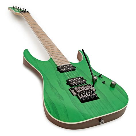 DISC Ibanez RGR5220M Prestige Transparent Fluorescent Green At Gear4music