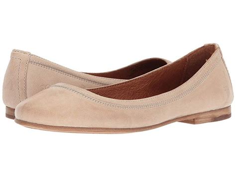 Frye Carson Ballet Womens Flat Shoes Cream Antique Soft Vintage Flat