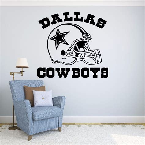 Sports Wall Decal Removable Wallpaper For Room Decor Dallas Cowboys