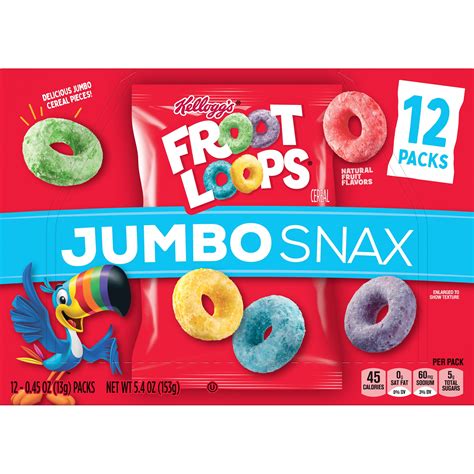 Kelloggs Froot Loops Jumbo Snax Cereal Snacks Kids Nepal Ubuy