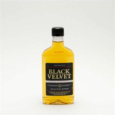 Black Velvet Blended Canadian Whiskey 375ml Beer Wine And Liquor