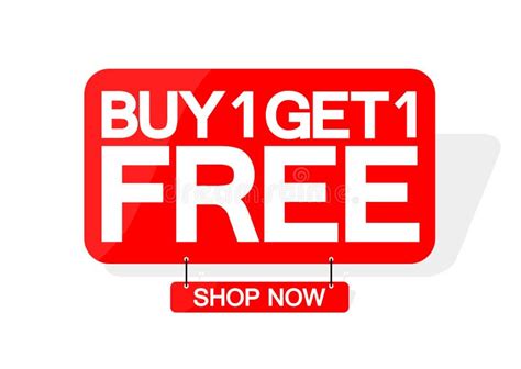 Buy 1 Get 1 Free Sale Banner Design Template Discount Tag Great