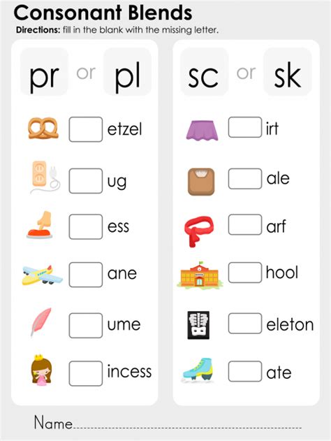 Watch your phonemic enterprise ambitiously expand with our printable consonant blends worksheets for kindergarten, grade 1, and grade 2! Consonant Blends Practice Bundle - KidsPressMagazine.com ...