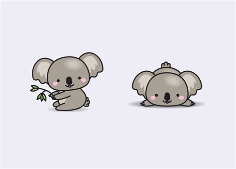 Download Premium Vector Clipart - Kawaii Koala ... (With images ...