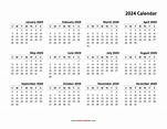 Calendar 2024 Calendar Printable - Calendar 2024 All Holidays