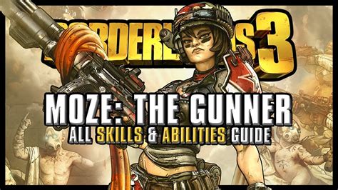 Moze The Gunner Skill Tree And Abilities Guide Borderlands 3 Youtube