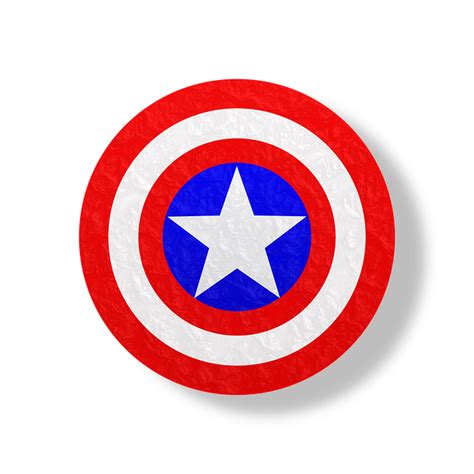 Captain America Sign Red Free Vector Graphic On Pixabay
