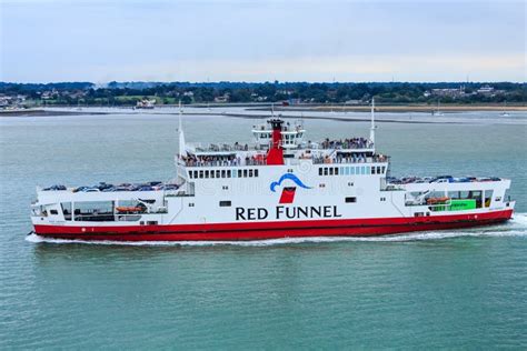 Red Funnel Ferry Leaving Southampton Editorial Stock Image Image Of