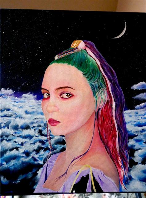 I Painted Grimes My First Ever Painting So Go Easy On Me Rgrimes