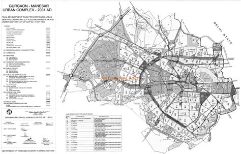 Official Gurgaon Master Plan 2031 Bw Assetyogi