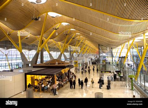 Terminal 4 Barajas Airport Madrid Spain Stock Photo Alamy