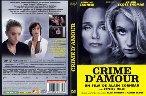 Jaquette Dvd De Crime D Amour Cinéma Passion