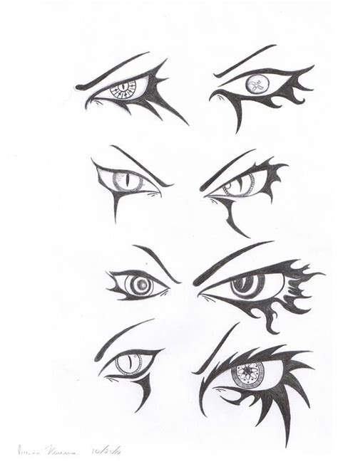 Demon Eyes By Vincentuchiha Eye Drawing Tutorials Anime
