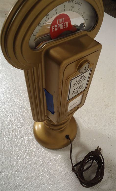 Vintage Duncan Miller Parking Meter Table Lamp At 1stdibs Parking