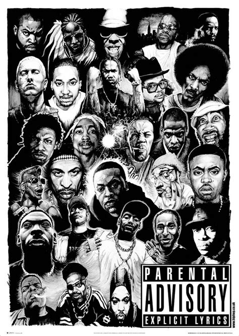 Black And White Rap Gods Plakat Emp Hip Hop Poster Hip Hop Art