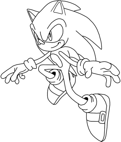 Sonic Lineart By Waitochan On Deviantart