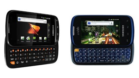 Cricket And Boost Get New Qwerty Android Phones From Samsung The Verge