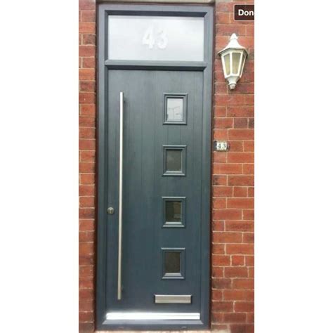 4 Light Anthracite Grey Composite Door Timber Door Merchants