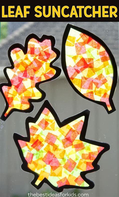 Leaf Suncatcher Craft The Best Ideas For Kids Fall Crafts For Kids