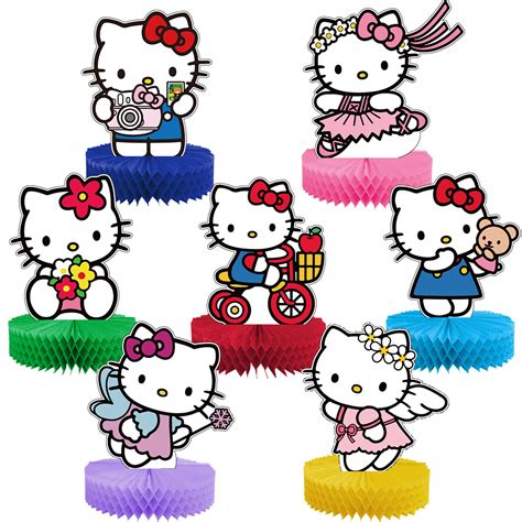 Buy 7pcs Hello Kitty Birthday Party Supplies Hello Kitty Theme Table
