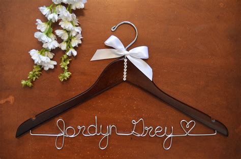 It's the most common diy material used. One Line Personalized Hanger With Rhinestones - Twisted ...