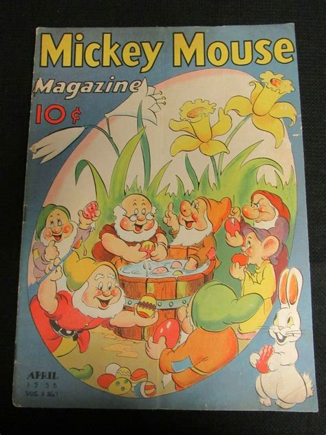 Mickey Mouse Magazine 1938 Vol 3 7 Platinum Age