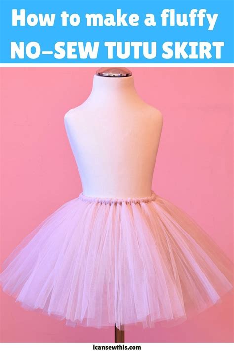 How To Make A Fluffy No Sew Tutu Skirt For A Child I Can Sew This