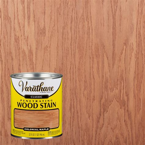Varathane 1 Qt Colonial Maple Classic Wood Interior Stain 2 Pack 339707 The Home Depot