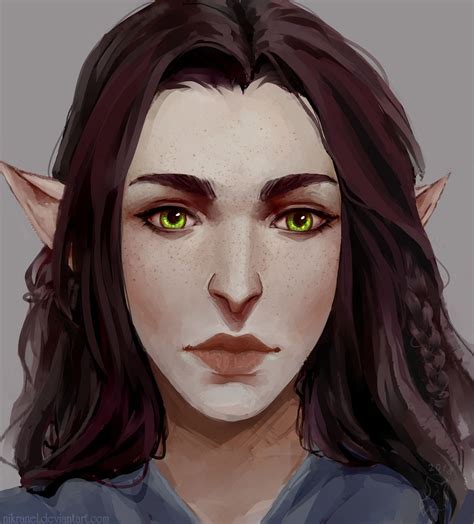 Update Of An Old Sketch Nerin And Solas Daughter Deviantart Twitter