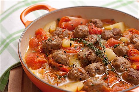 Add meatballs to simmering sauce. Basic Meatballs and Italian Meatball Stew Recipe | Co+op, stronger together
