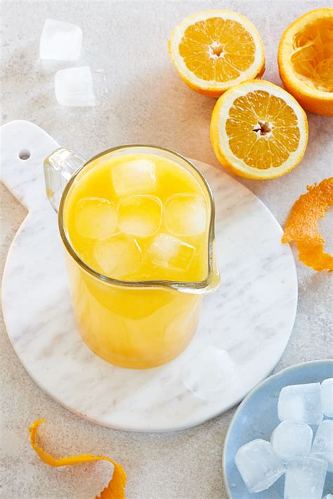 Orangeade Maison Recette Très Fraîche