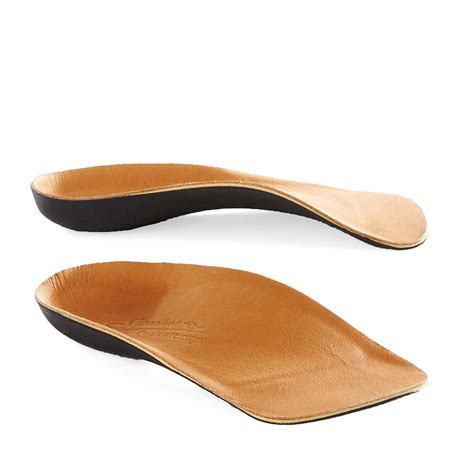 Powerstep Signature Leather 34 Orthotic Archheel Support Insoles