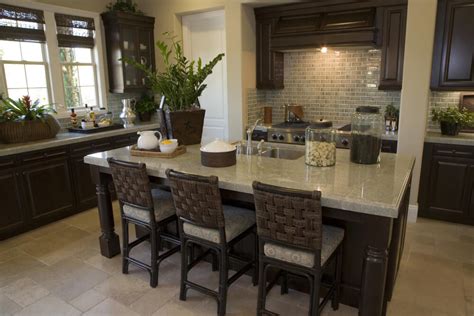 This cabinet is completely this piece was designed with a dark wood finish and hand painted art deco inspired design on the doors which makes it a wonderful addition to any room. 39 Fabulous Eat-In Custom Kitchen Designs