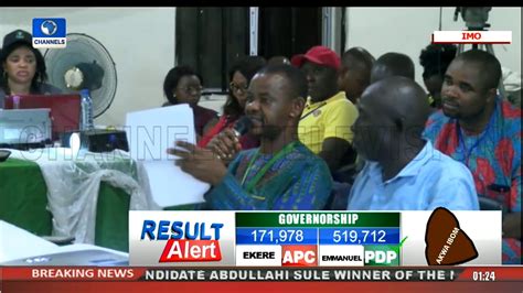 inec begins collation of results in imo pt 2 the verdict youtube