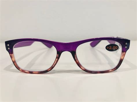 Reading Glasses Purple 3514 Etsy