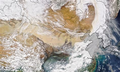 Intense Dust Storm Covers Beijing In Thick Brown Sand