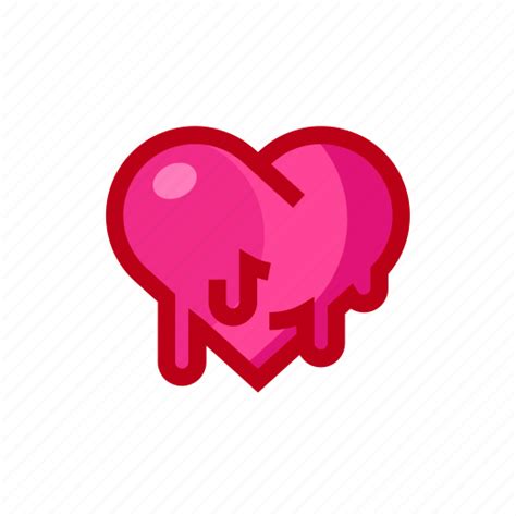 Heart Love Melting Valentine Icon